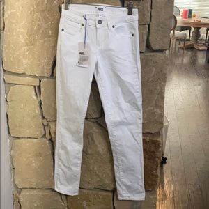 NWT Paige Denim-White-SIZE 24